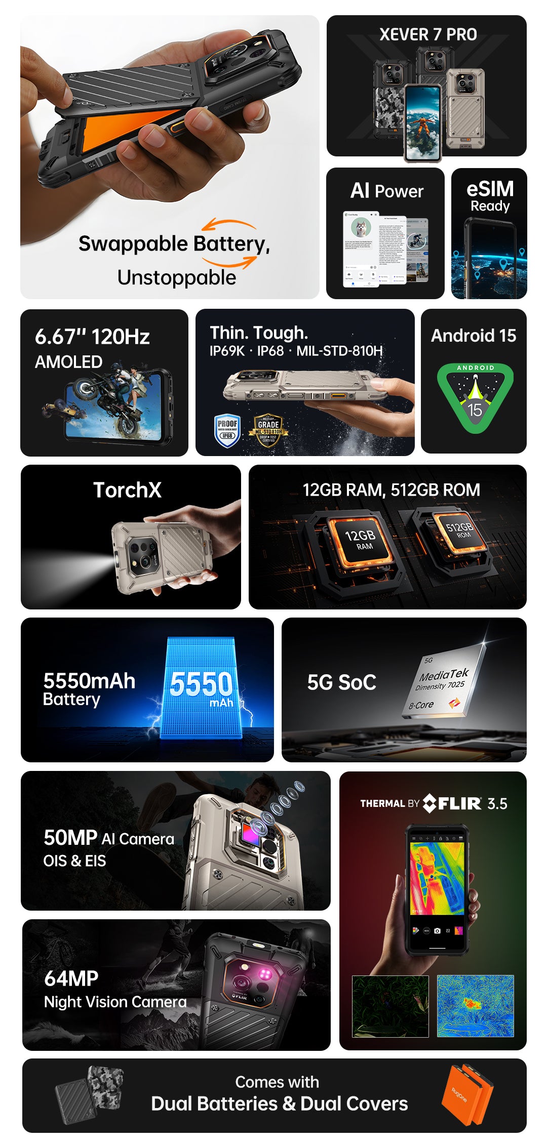 RugOne Xever 7 Pro mobile feature 2