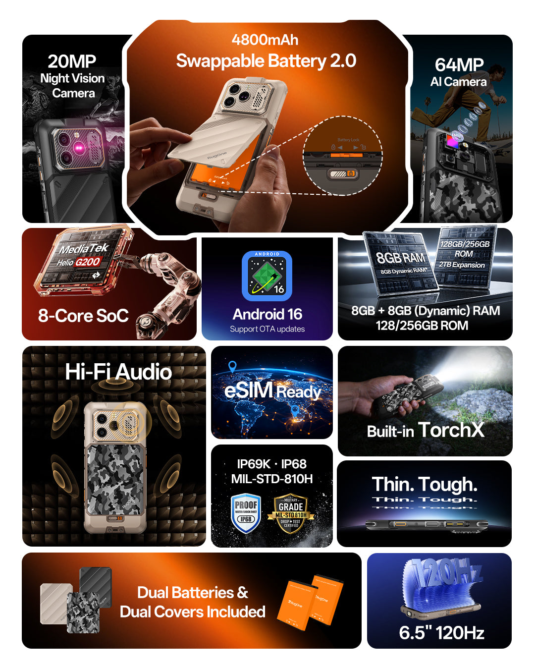 RugOne Xever 8 mobile feature 2